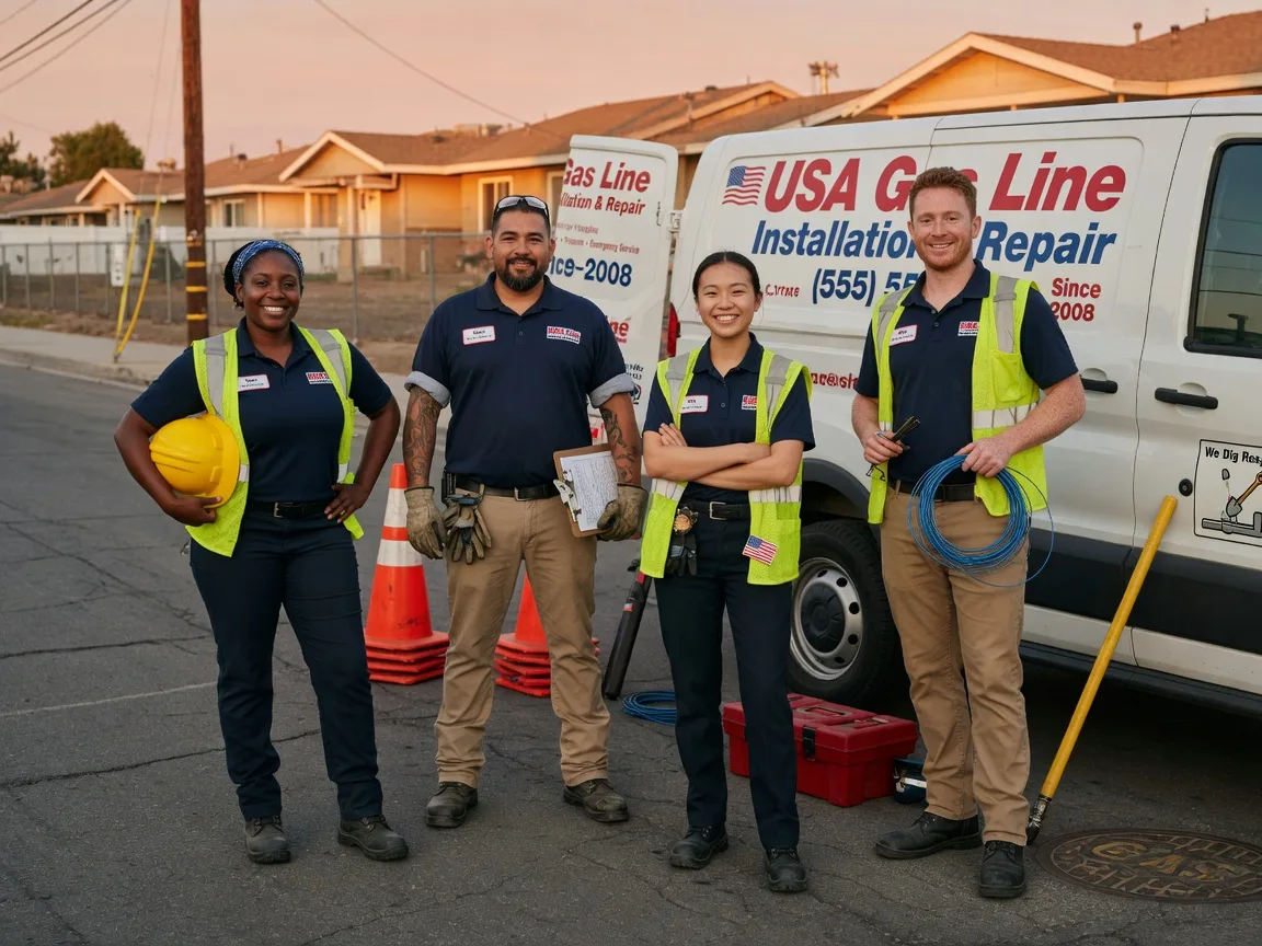 Gas Line Installation company in Hamburg, PA